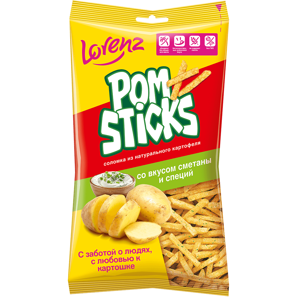 Pomsticks со вкусом сметаны и специй