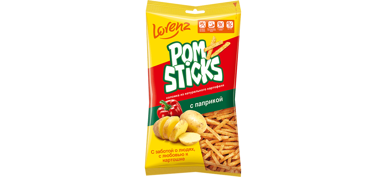 Pomsticks с паприкой